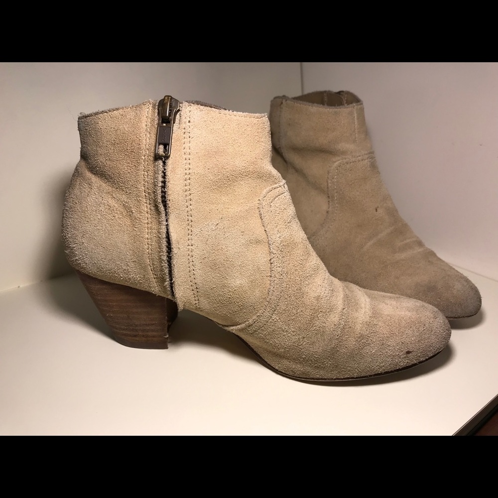 western khaki booties.